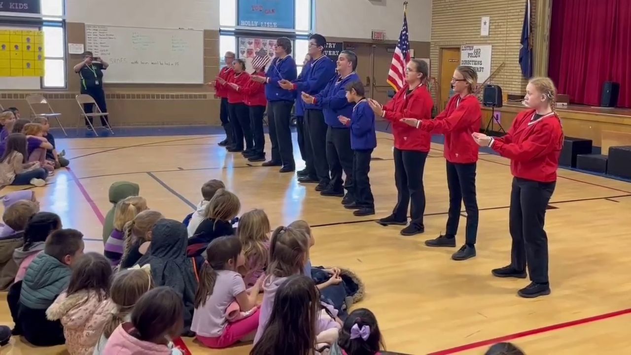 MSDB students perform at Veterans Day celebration at Loy Elementary School