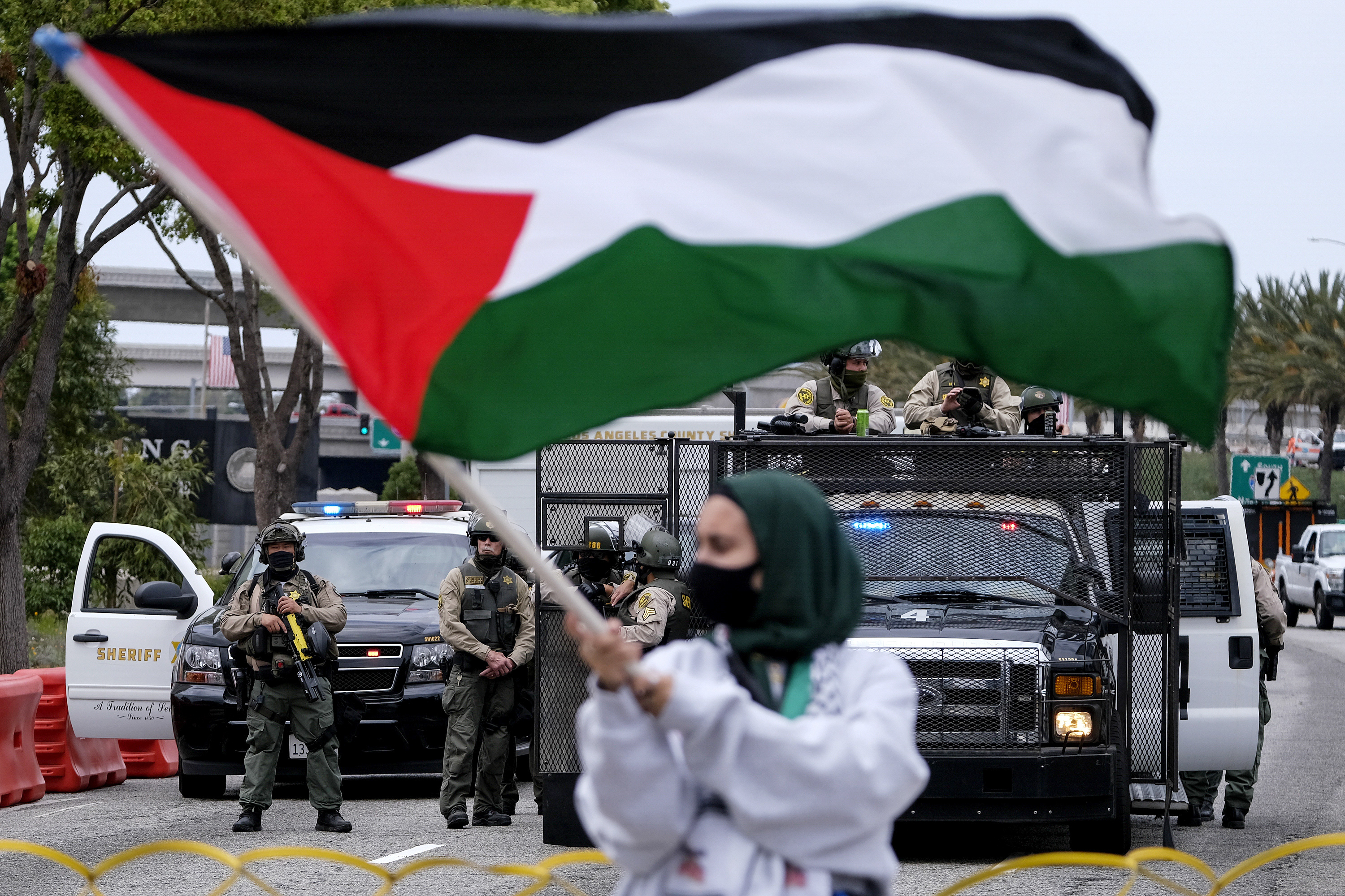 APTOPIX US Israel Palestinians Los Angeles