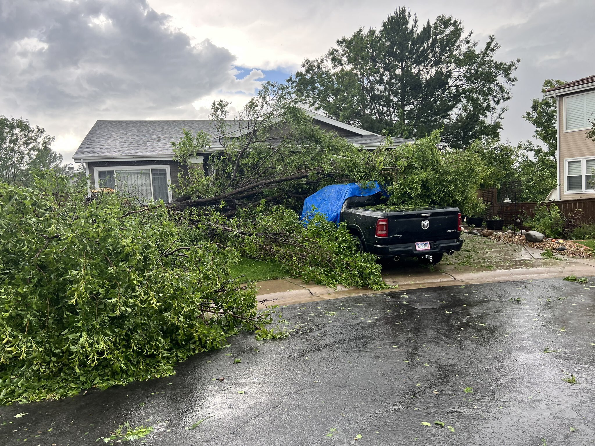 Highlands Ranch tornado damage - Yvonne and Anthony Madrid 1.jpeg