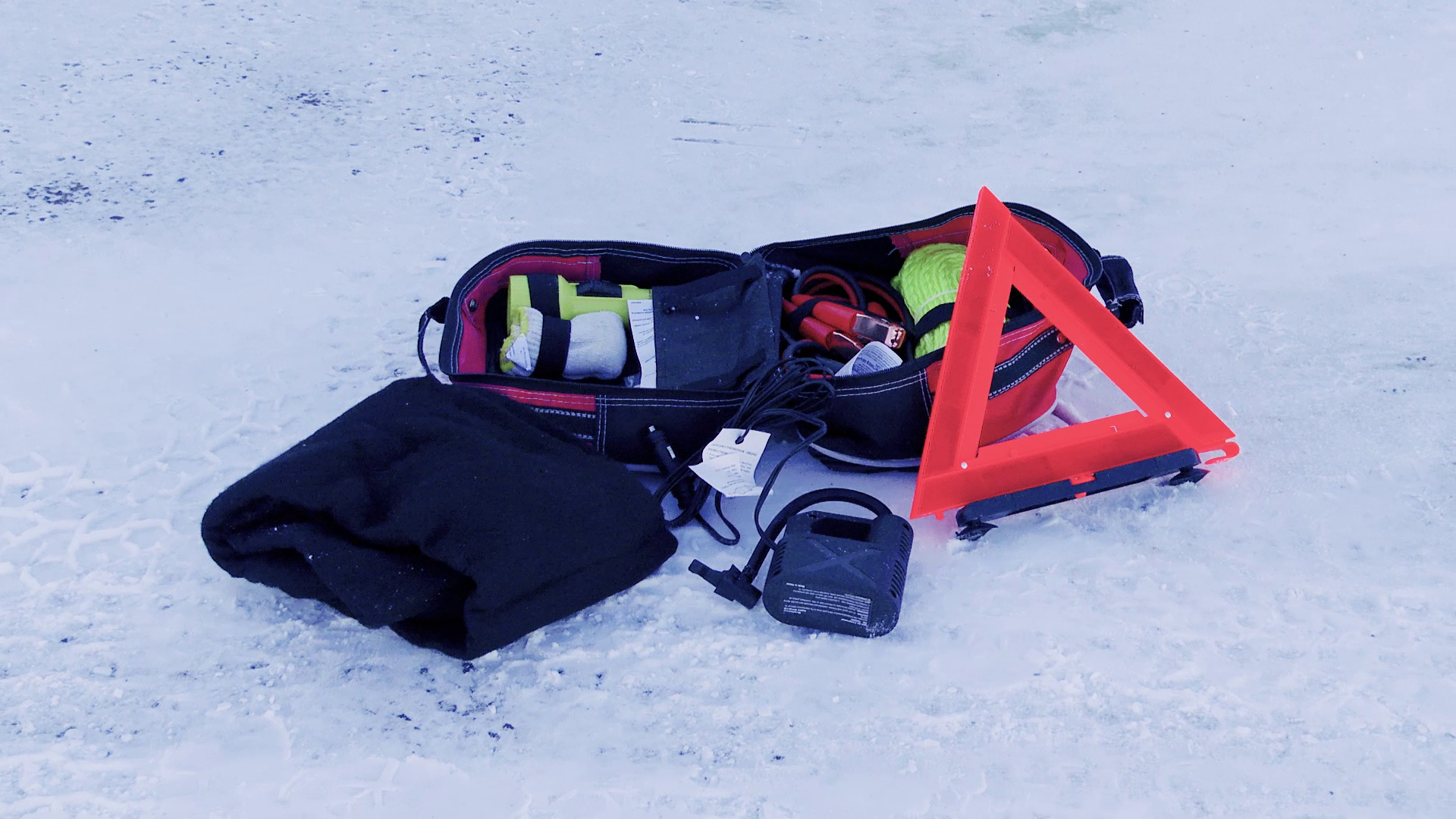 Winter driving safety kit