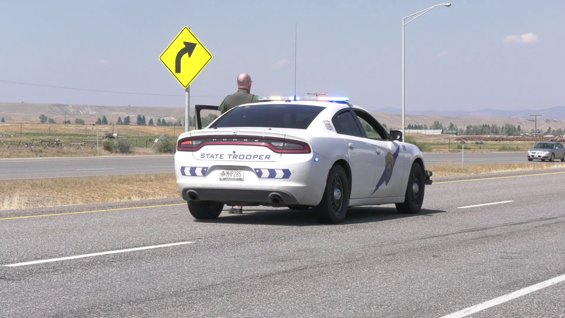 Montana Highway Patrol vehicle