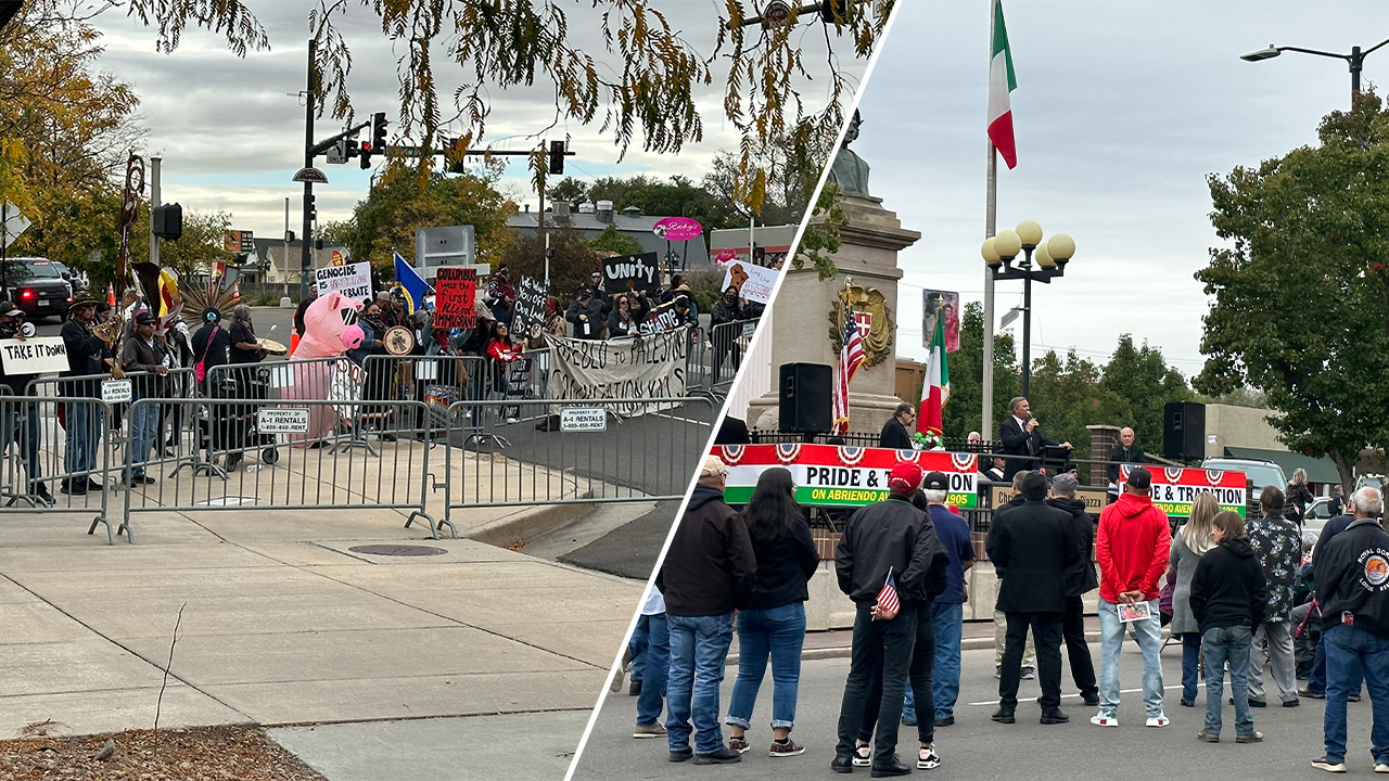 Columbus Day and Indigenous Peoples' Day Rally Pueblo 2025