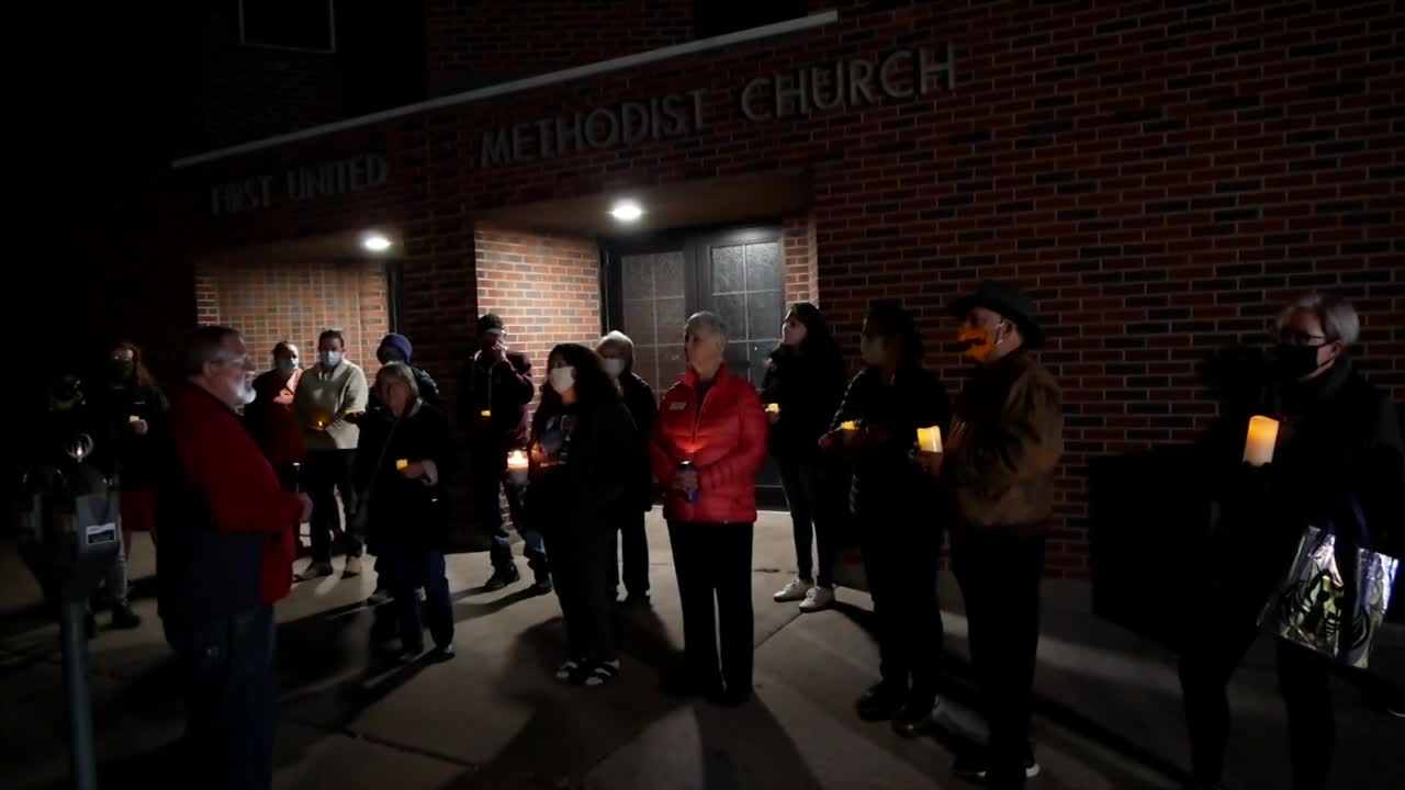 Vigil against violence in Great Falls