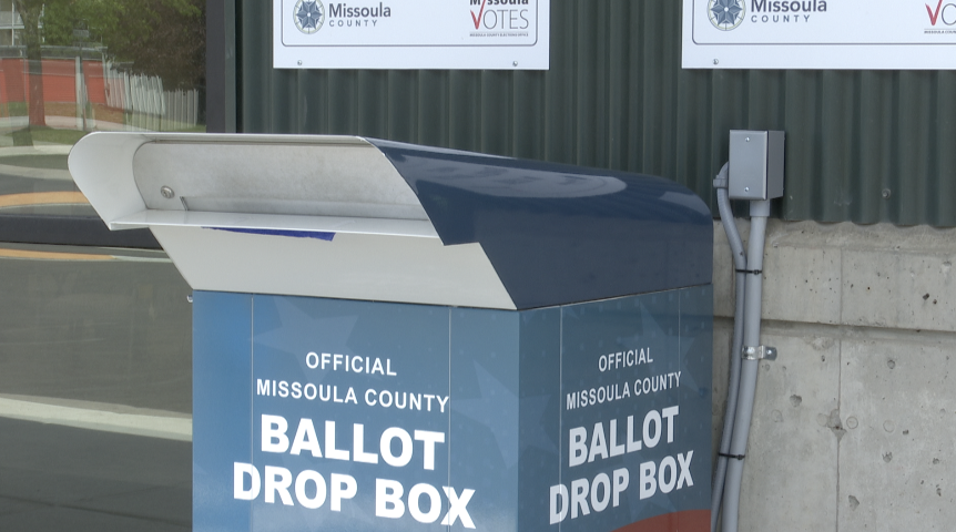 Missoula County ballot drop box 