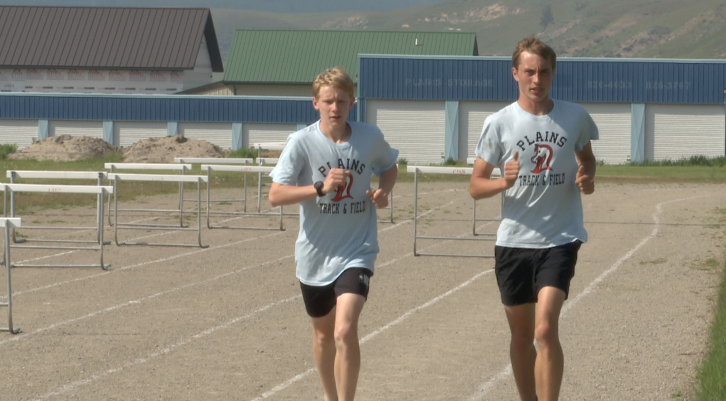 Simeon Costner (Left) and Owen Jermyn (Right) practicing, Thursday, May 7, 2026