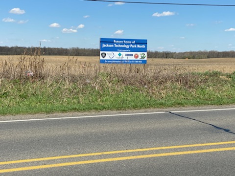 Future site of the Jackson Technology Park North 