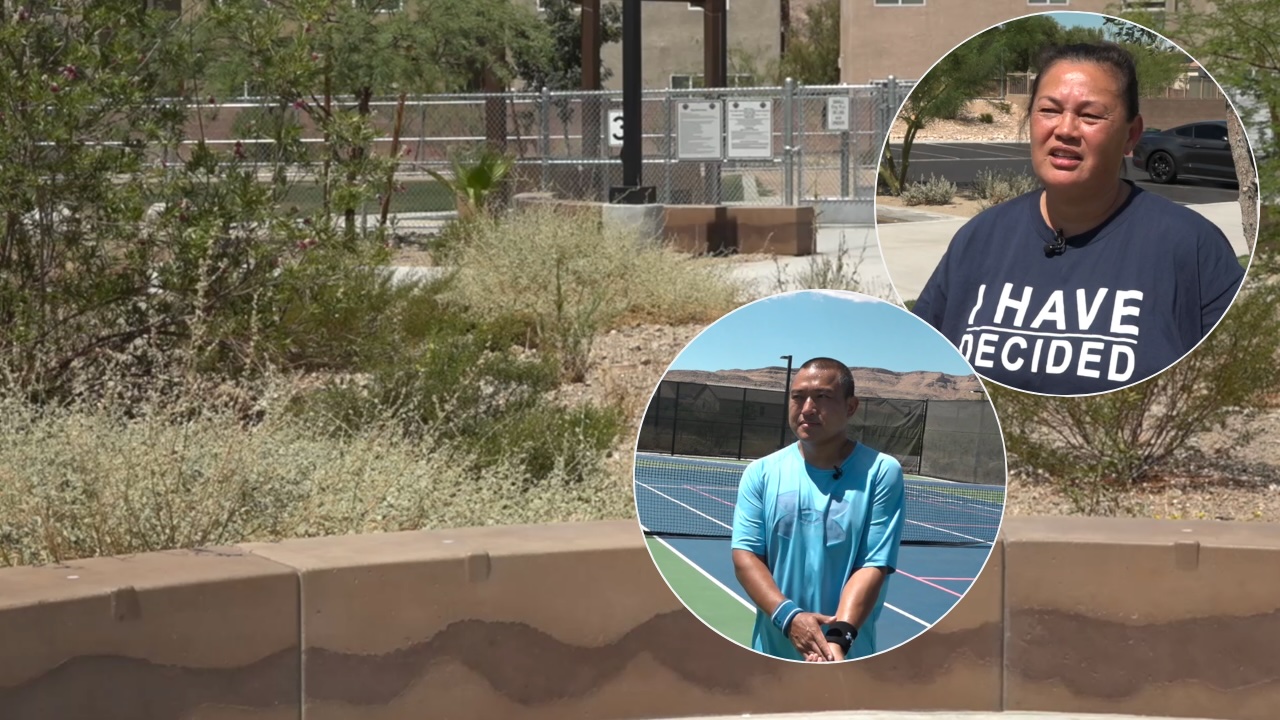 Lt. Erik Lloyd Memorial Park landscaping raises concerns among southwest Las Vegas residents