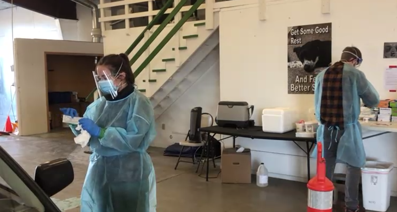 Frontline workers keeping Montana COVID-19 testing center up and running