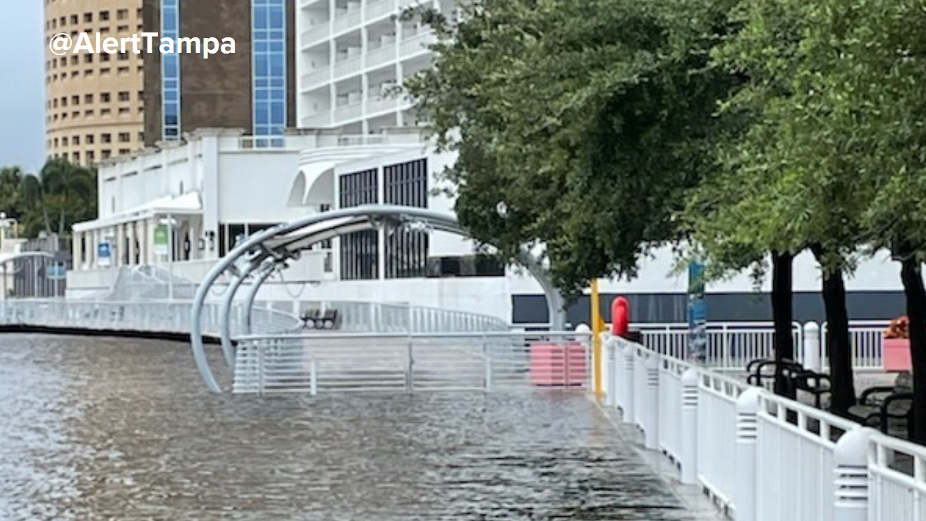 Tampa Riverwalk Flooding