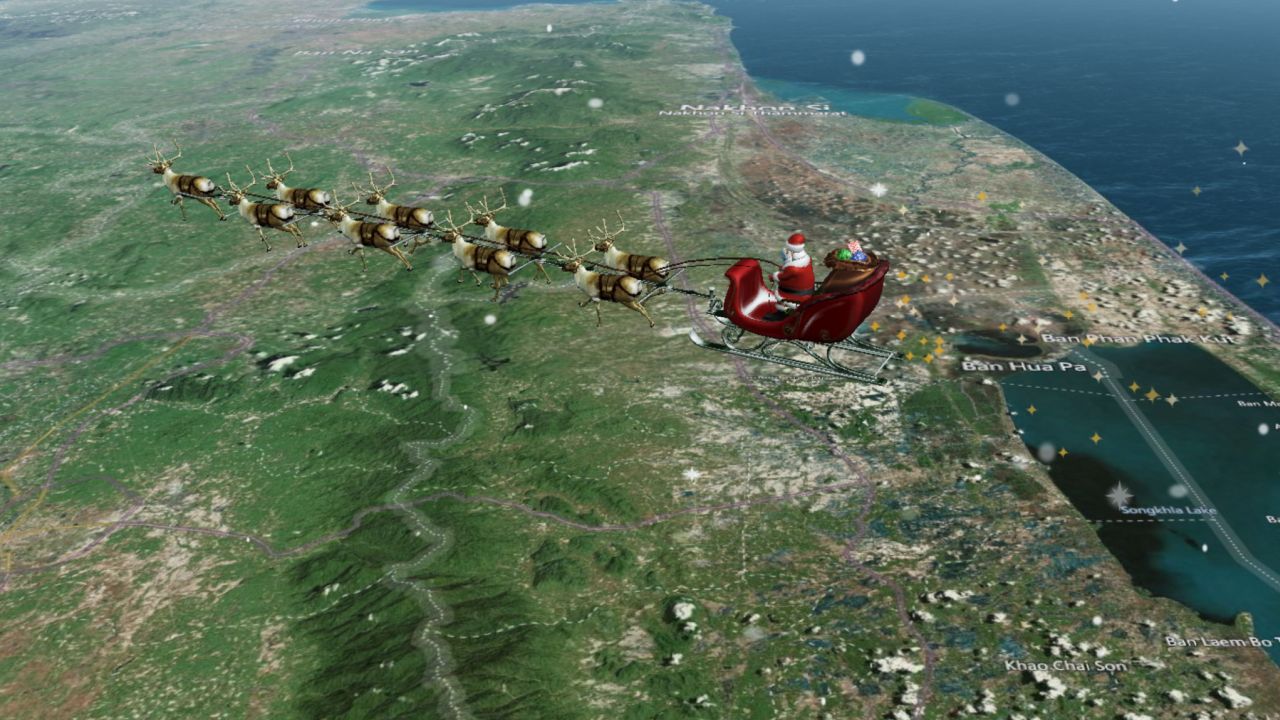 Track Santa Claus around the world with NORAD