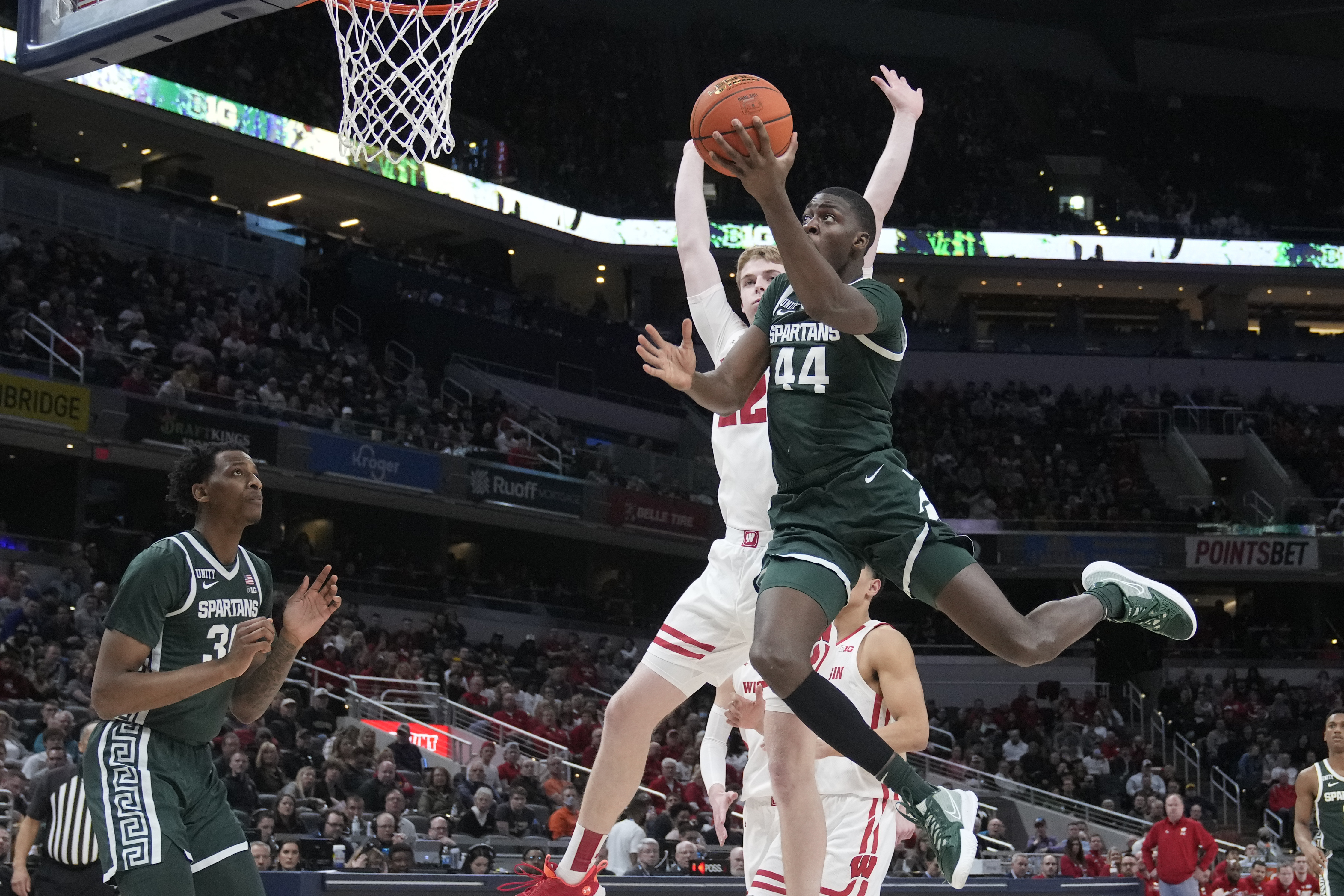 Gabe Brown Big Ten Michigan State Wisconsin Basketball