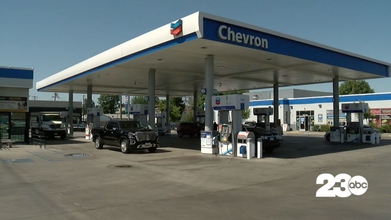 Chevron Gas Station, Bakersfield (FILE)