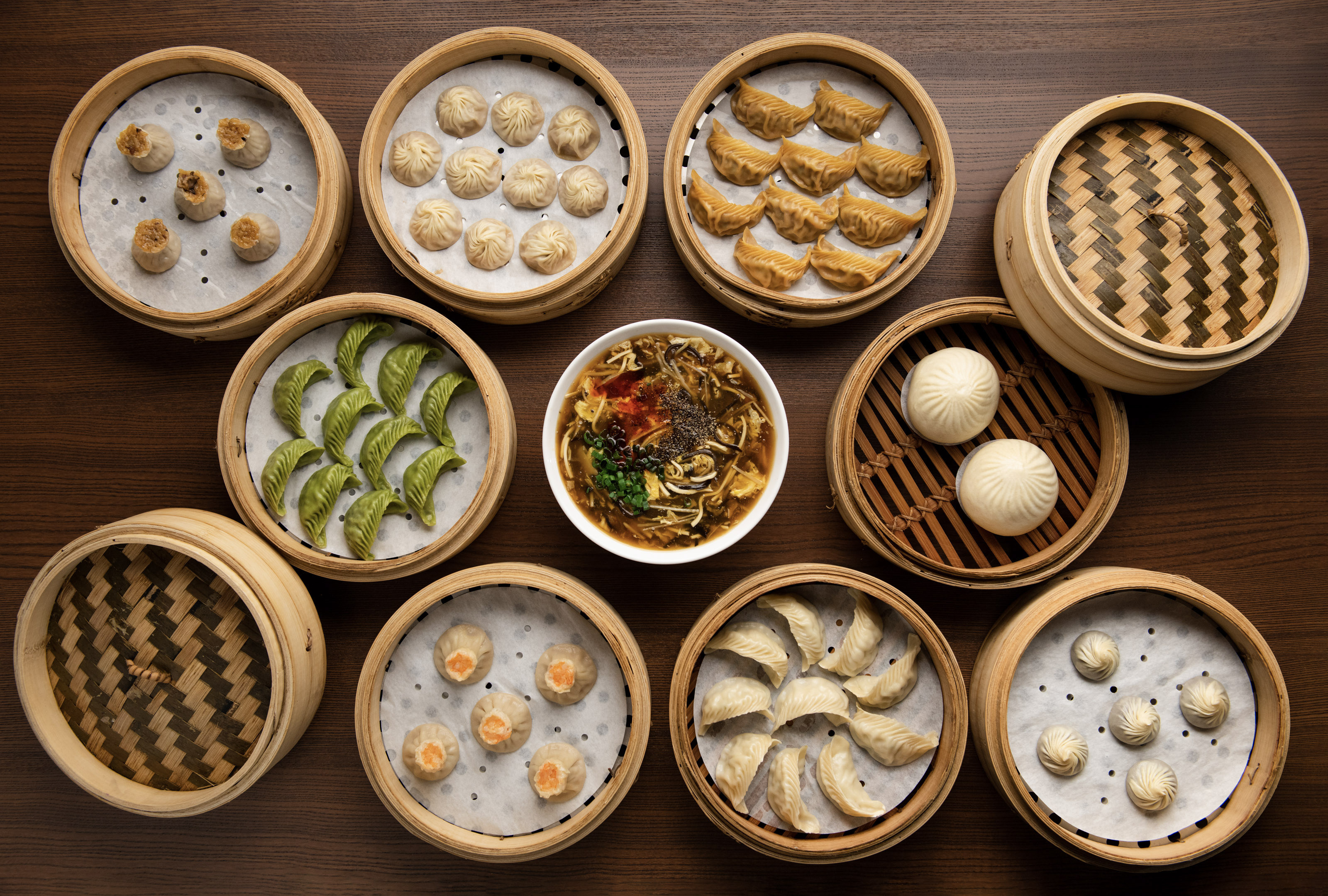Din Tai Fung offerings. 