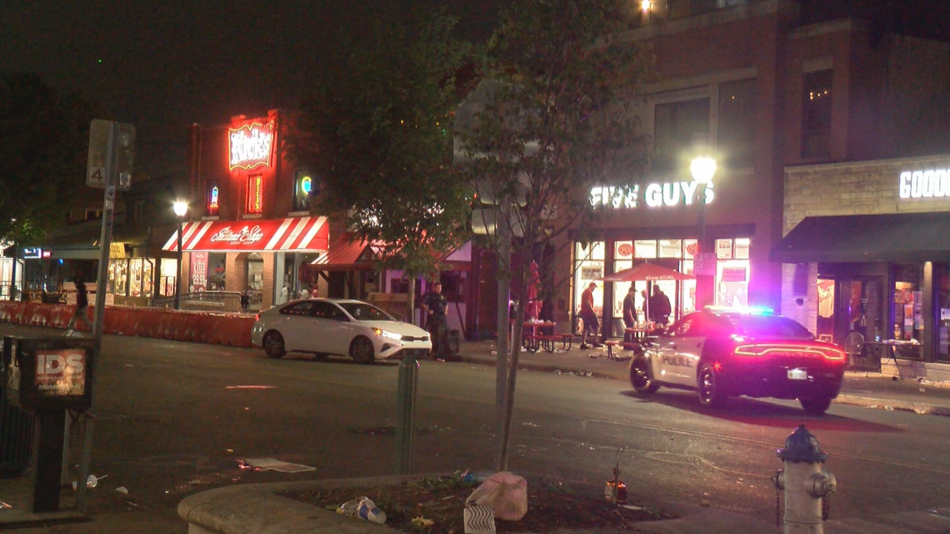 Police activity on Kirkwood Avenue after shooting in Bloomington injures 9