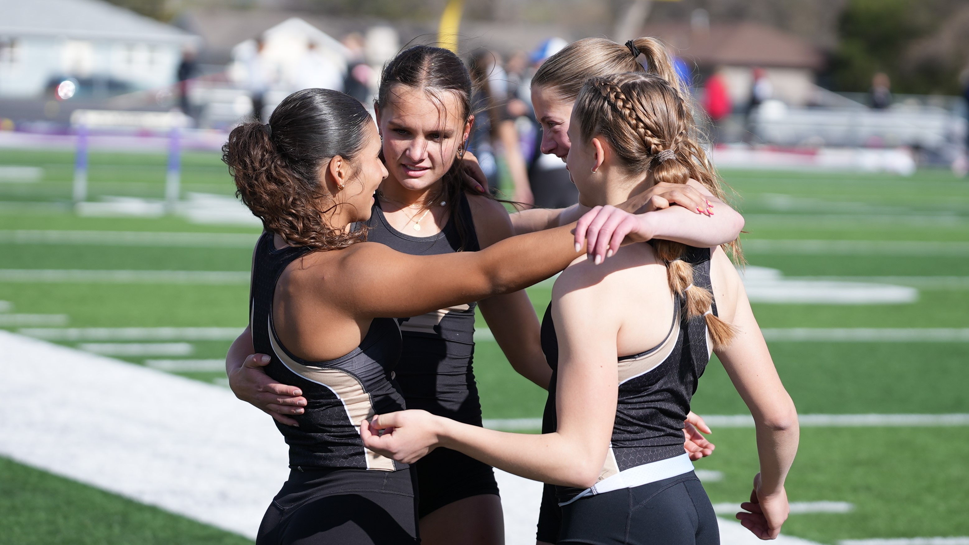 Billings West girls relay team