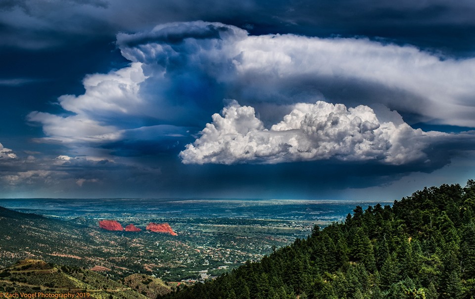 Severe thunderstorm Colorado Springs