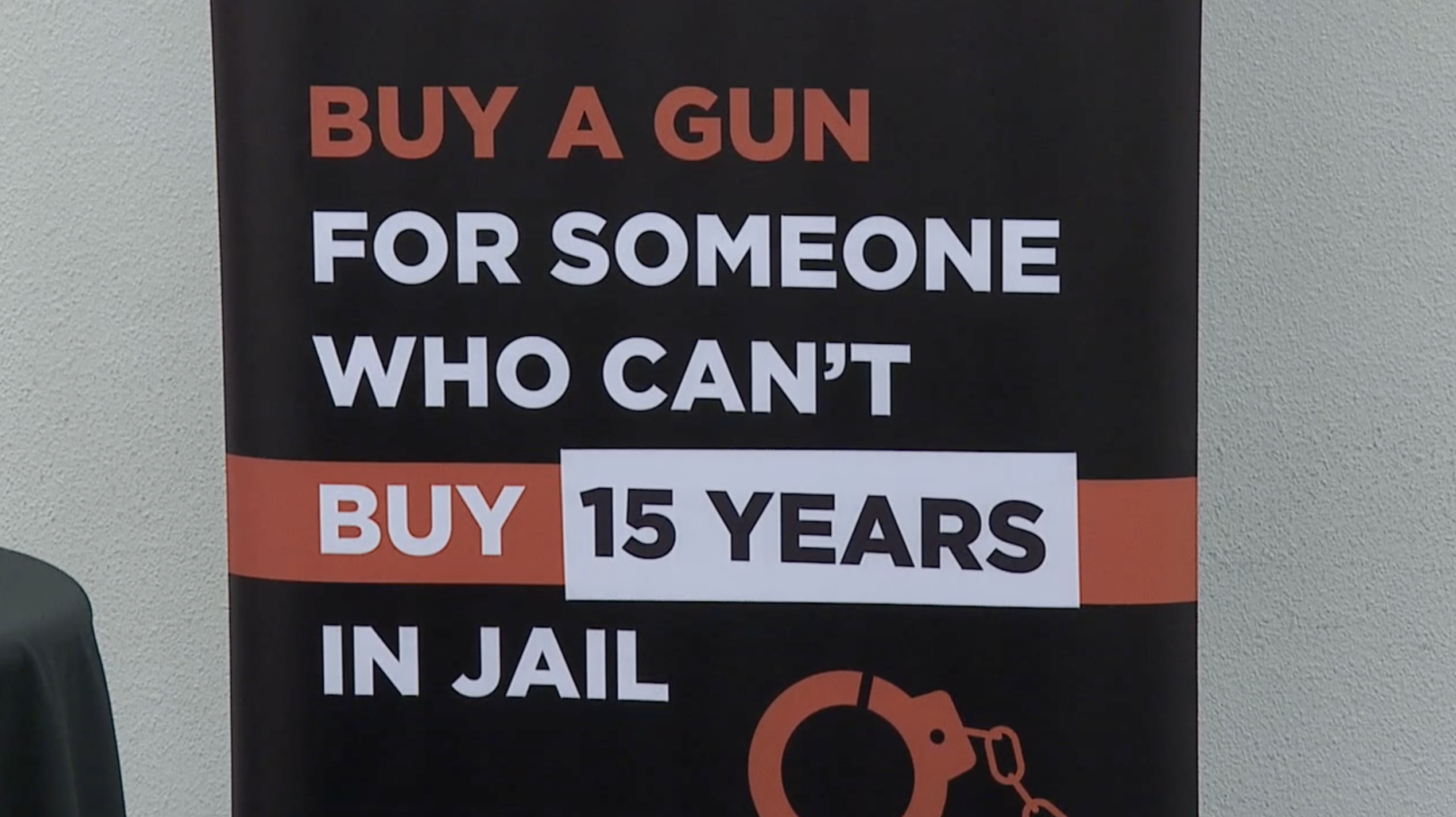 Don't Buy for the Other Guy campaign poster, one of several which will appear in public spaces around Clark County.