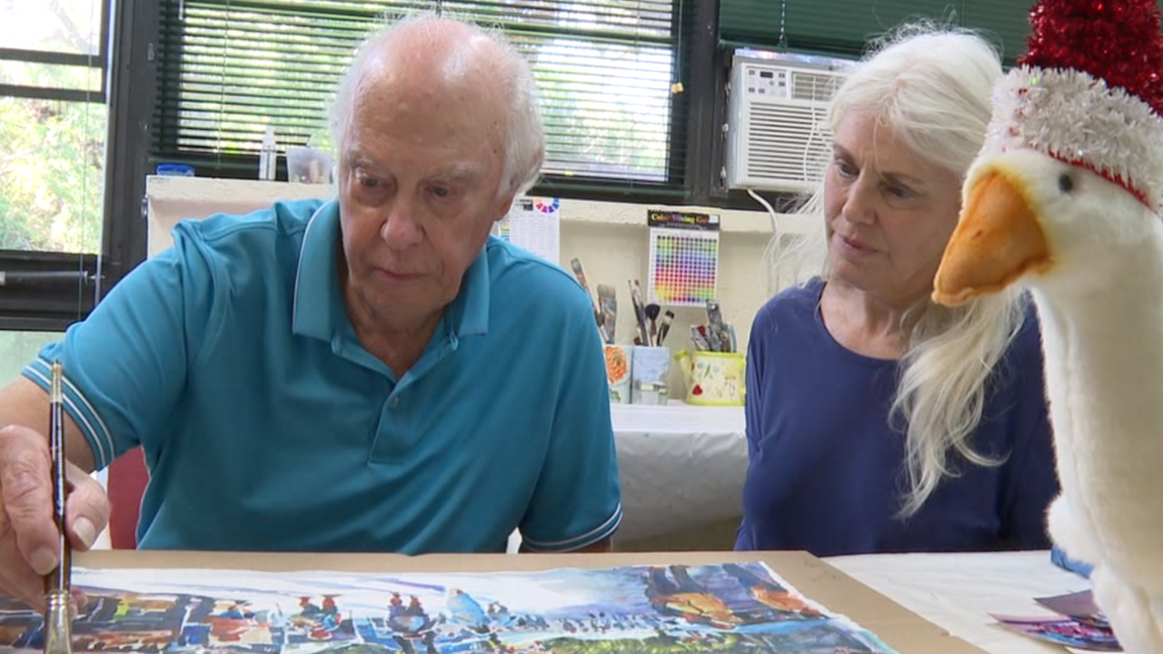 Famous works of art get "goosed" in new book by Bradenton author.