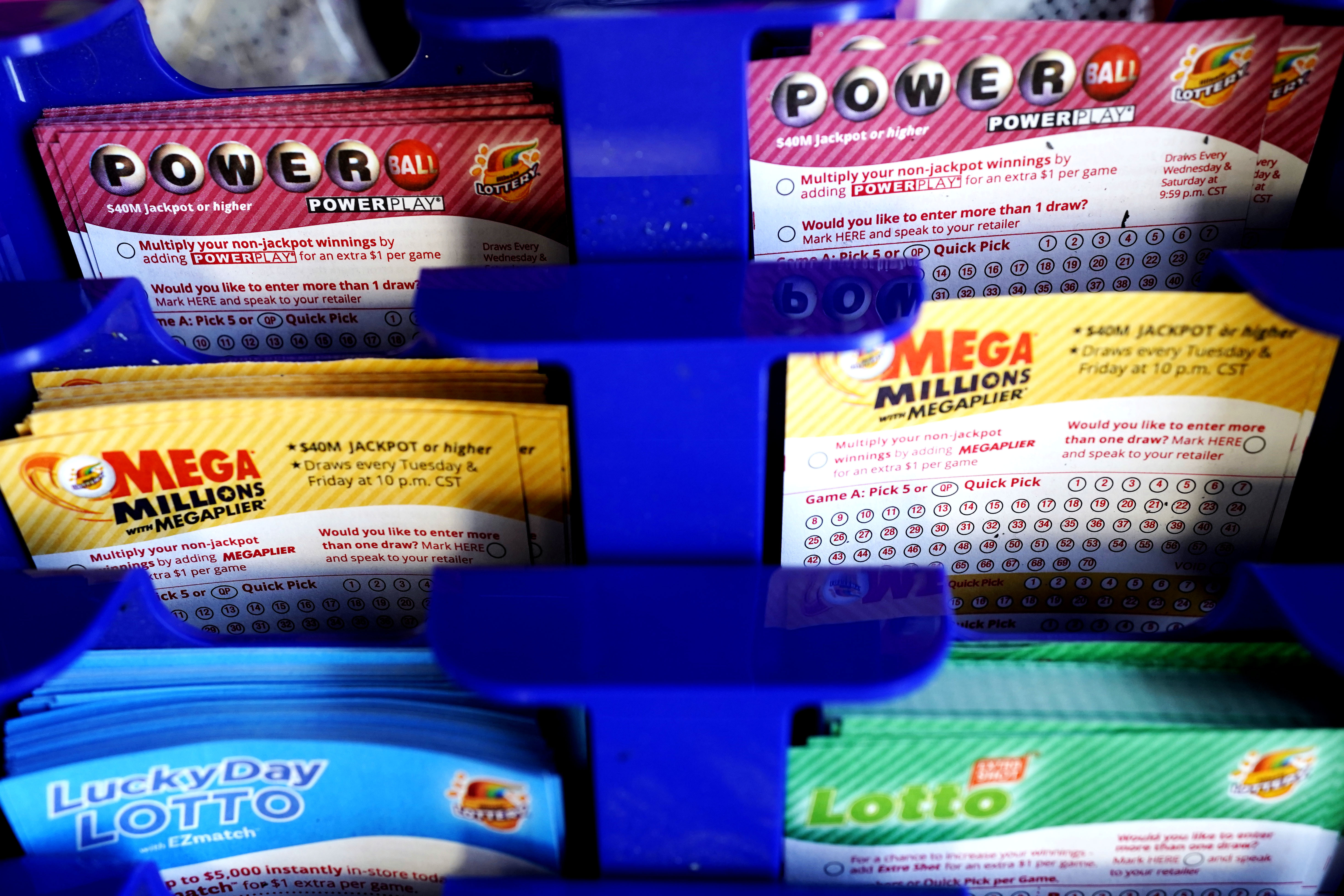 Powerball Mega Millions Lottery AP