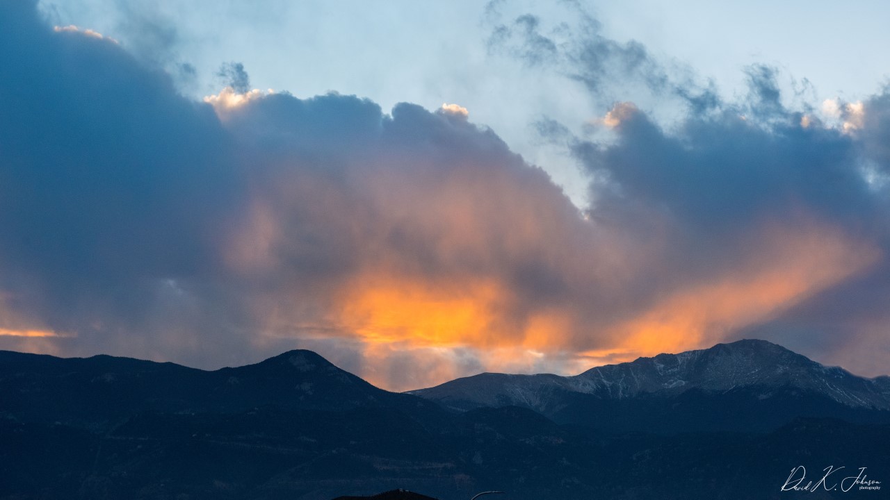 Colorado Springs sunset