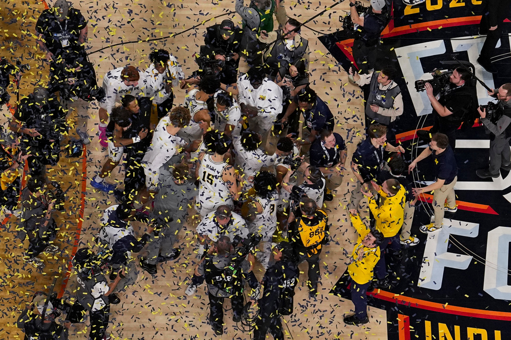 NCAA UConn Michigan Basketball