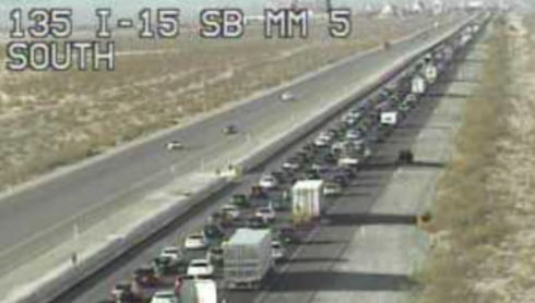 Primm Memorial Day traffic