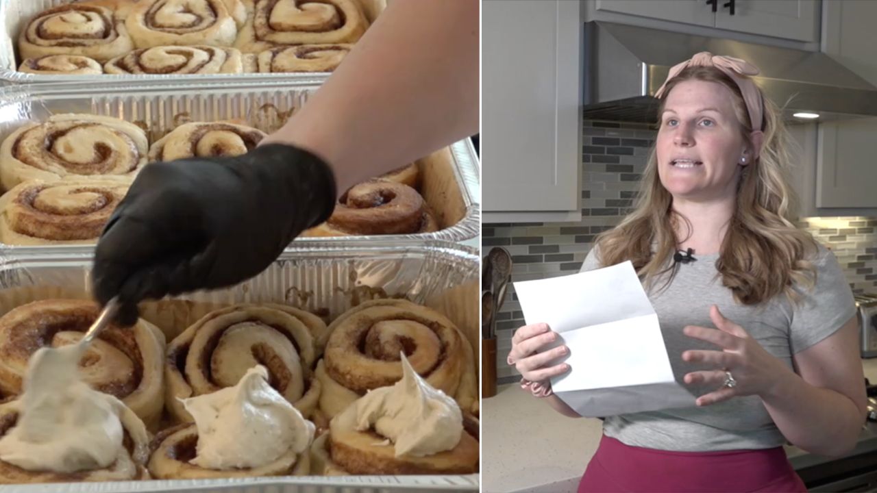 Mama Llama bakery cinnamon rolls