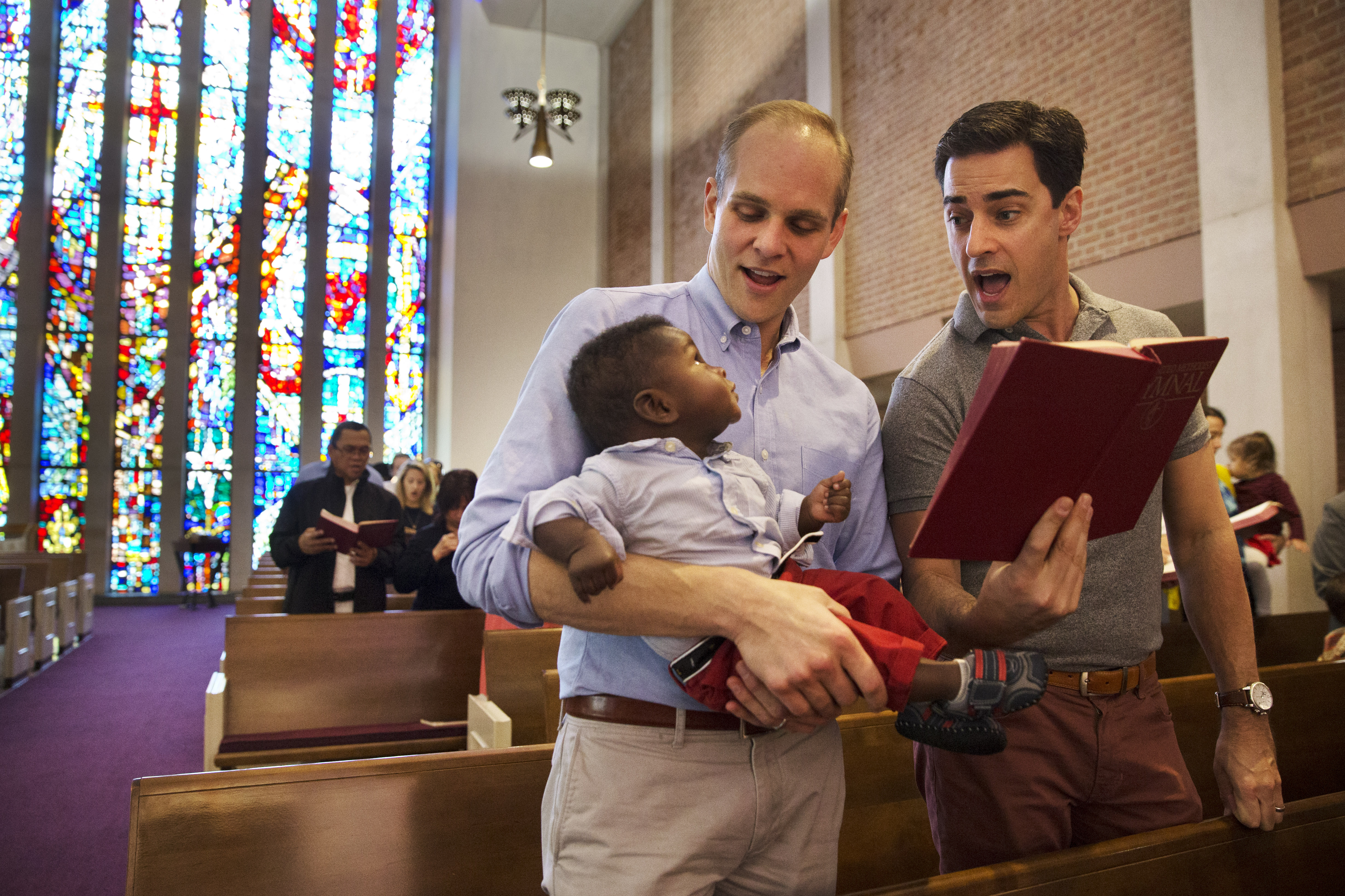 Brooks Brunson, Gregg Pitts, Thomas Brunson-Pitts same sex couple adoption 