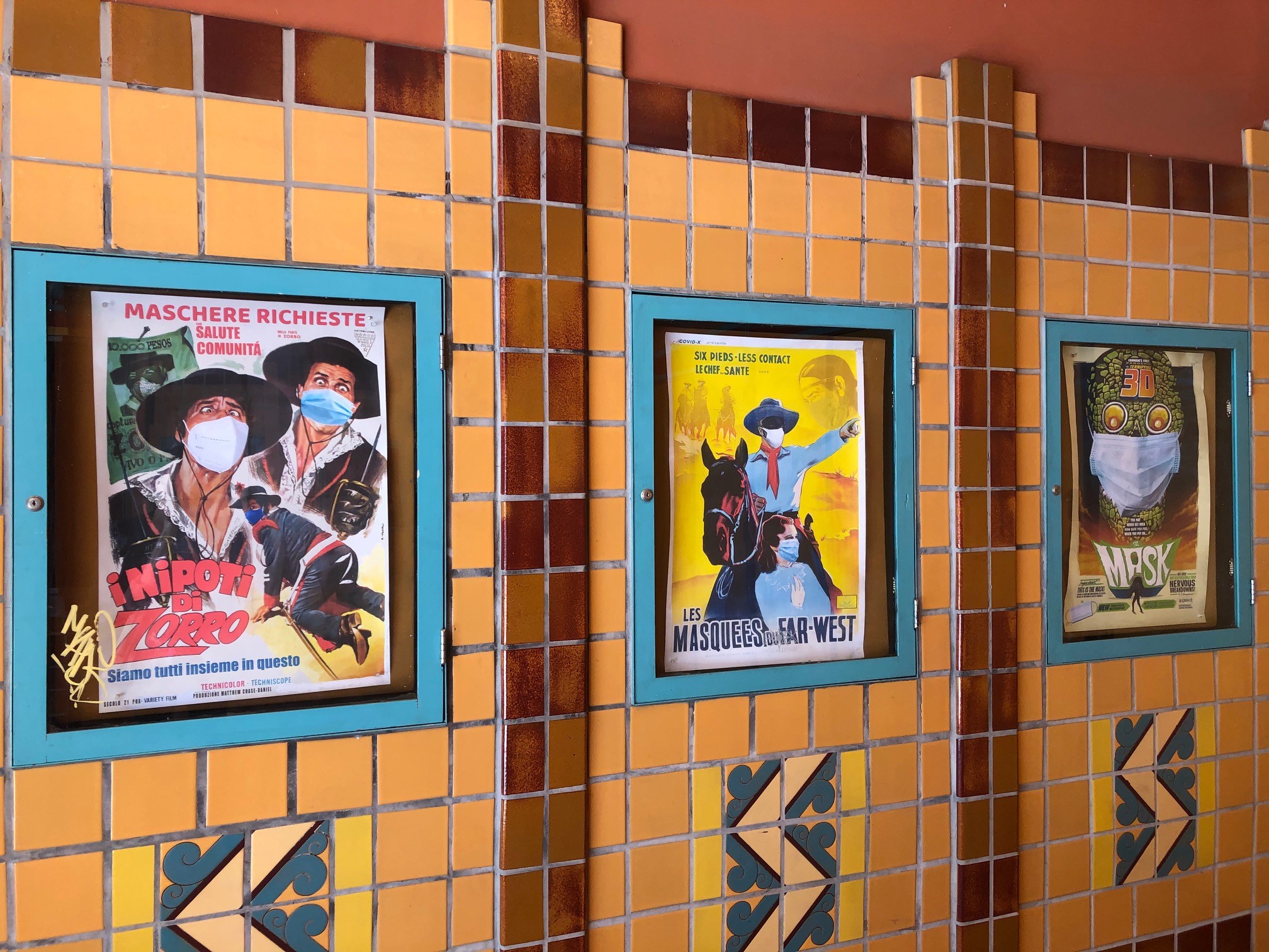 Masked Movie Posters at the Fox