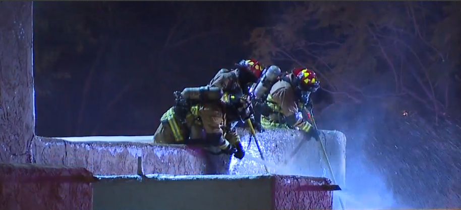 Mesa fire near Southern Avenue and Alma School Road