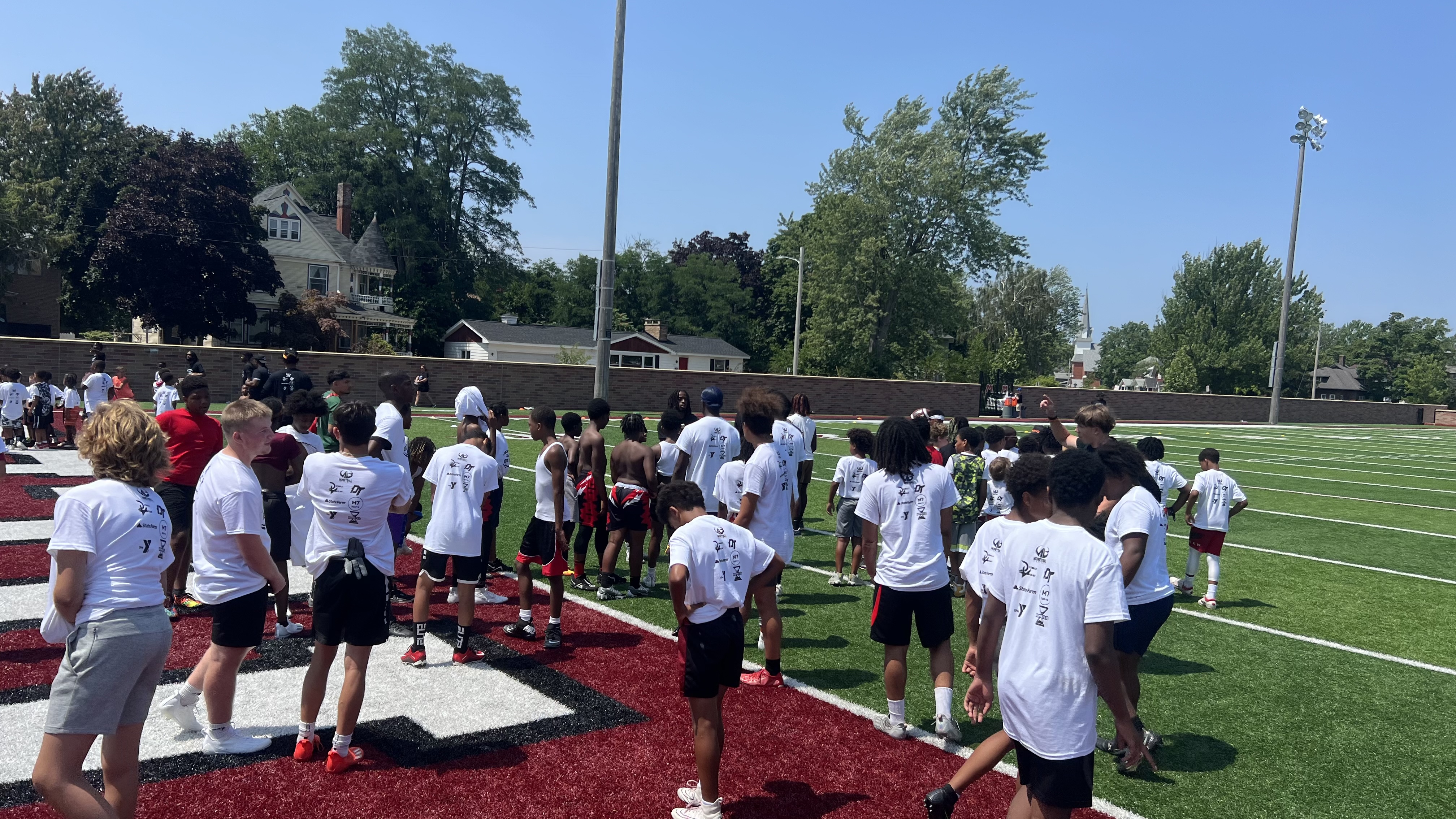 Kalil Pimpleton football camp