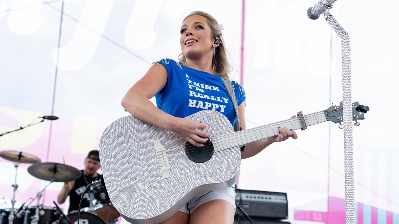 Megan Moroney performs during CMA Fest on Sunday, June 9, 2024, in Nashville, Tenn. 