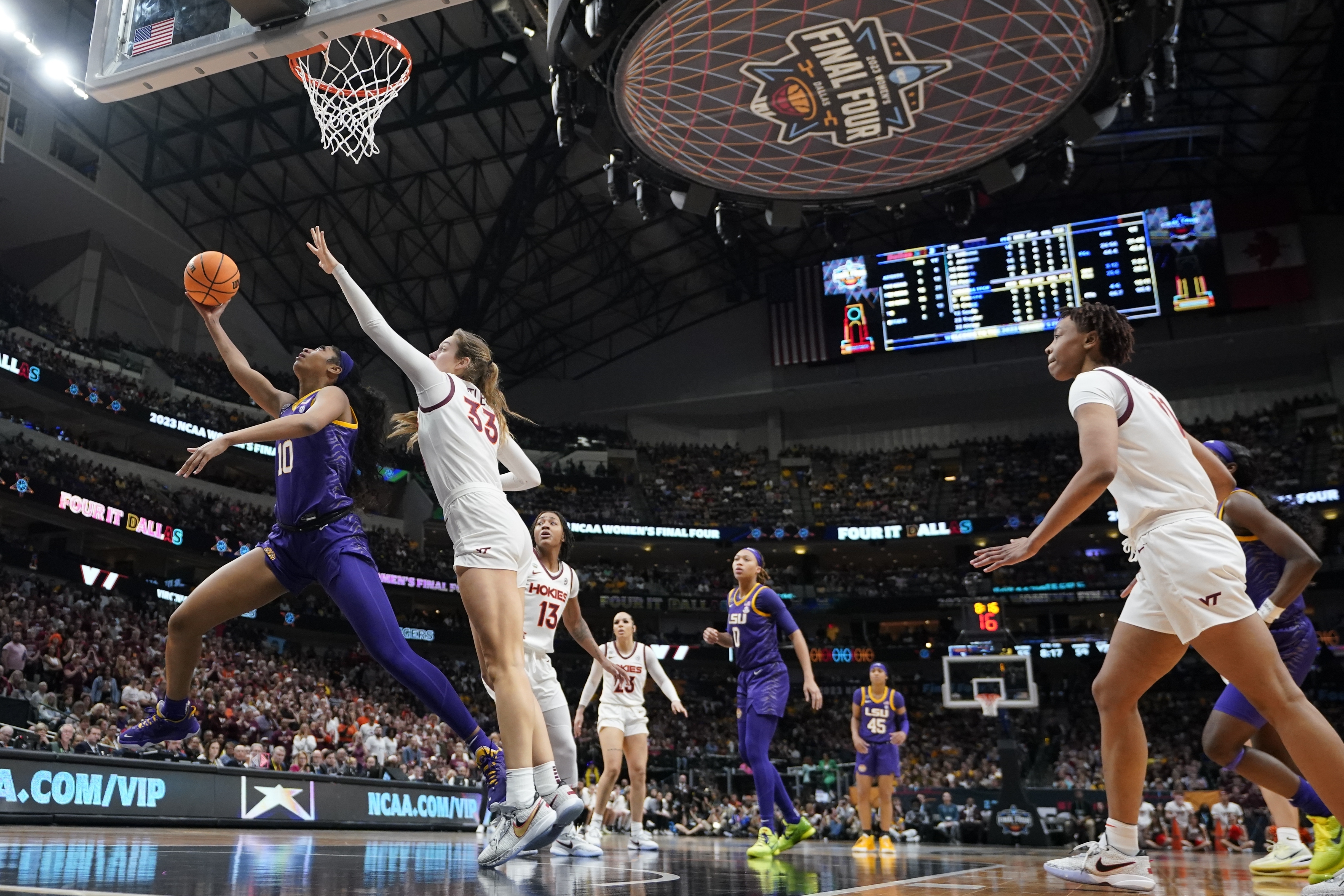NCAA LSU Virginia Tech Basketball
