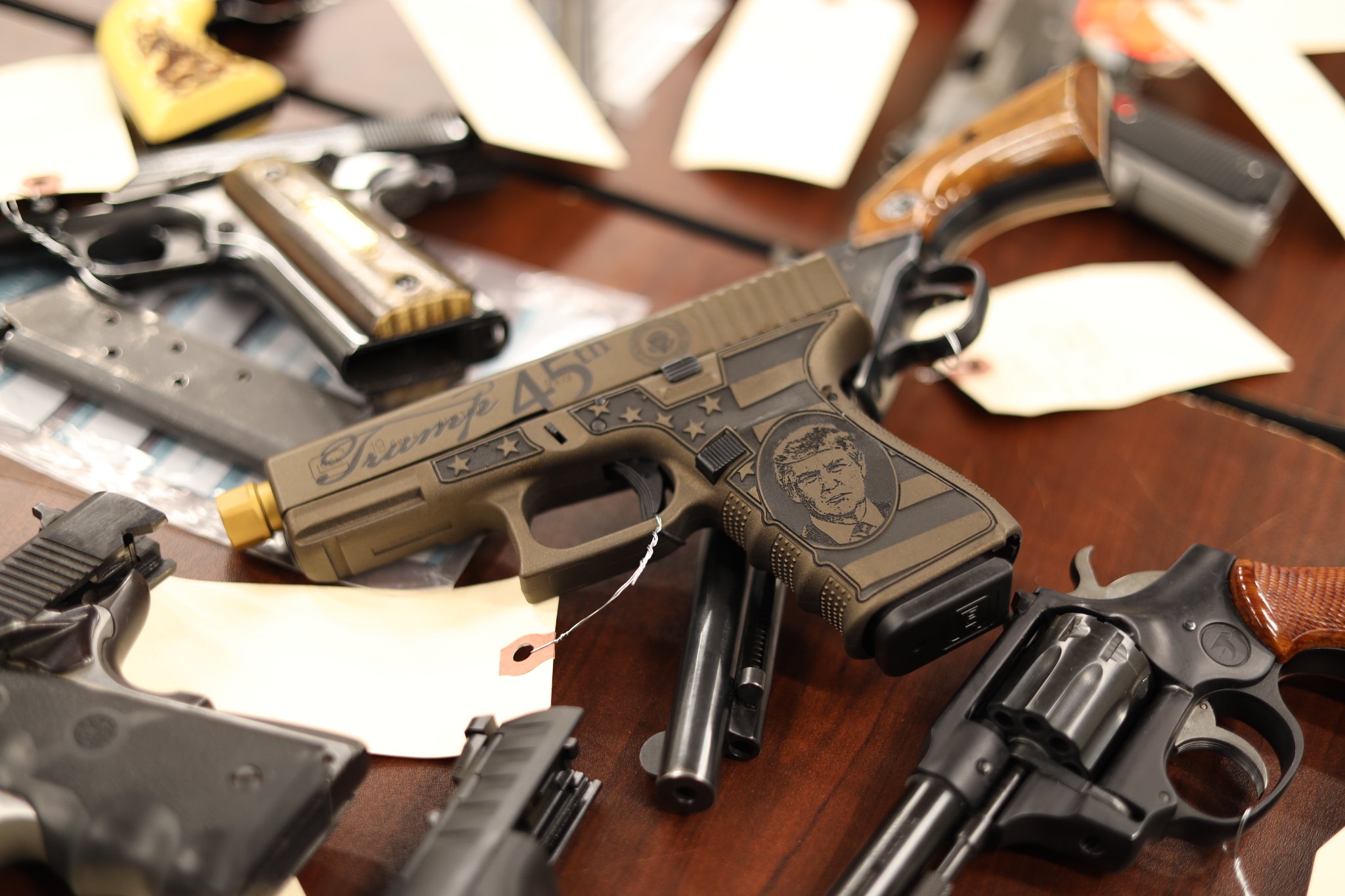 One of the 126 guns seized by TPD
