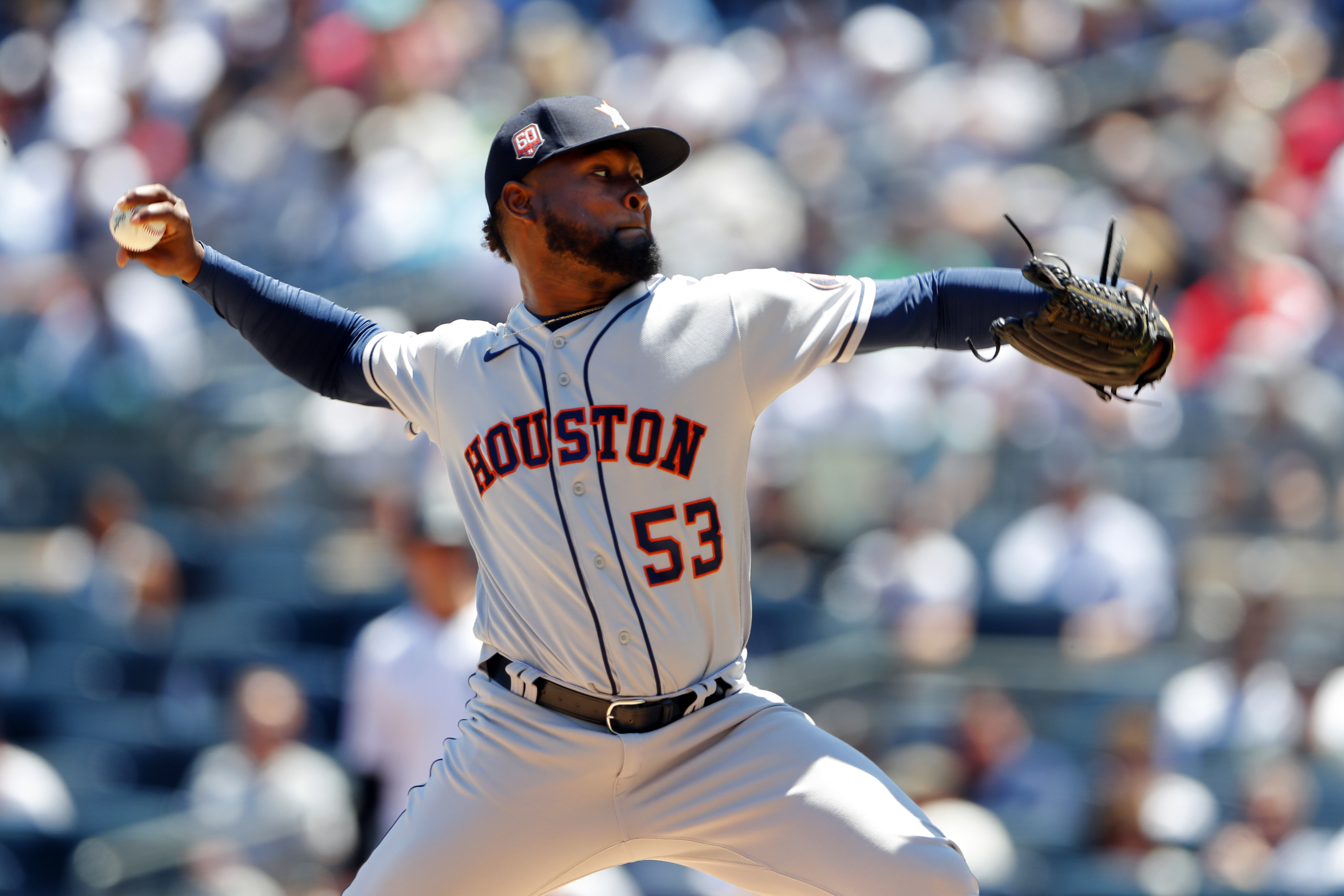Cristian Javier Astros Yankees Baseball