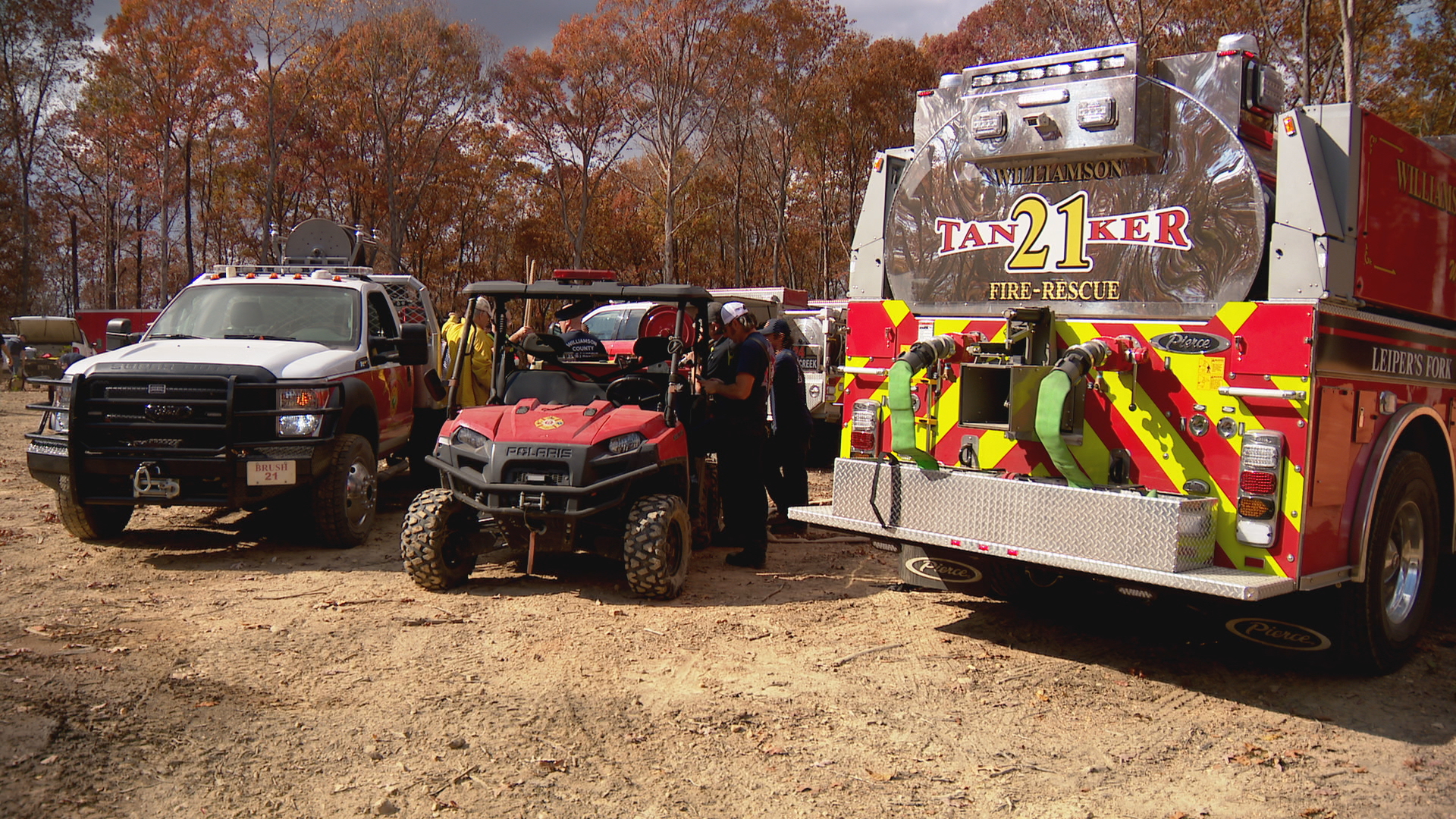 150 acres burn in Leipers Fork brush fire amid drought conditions