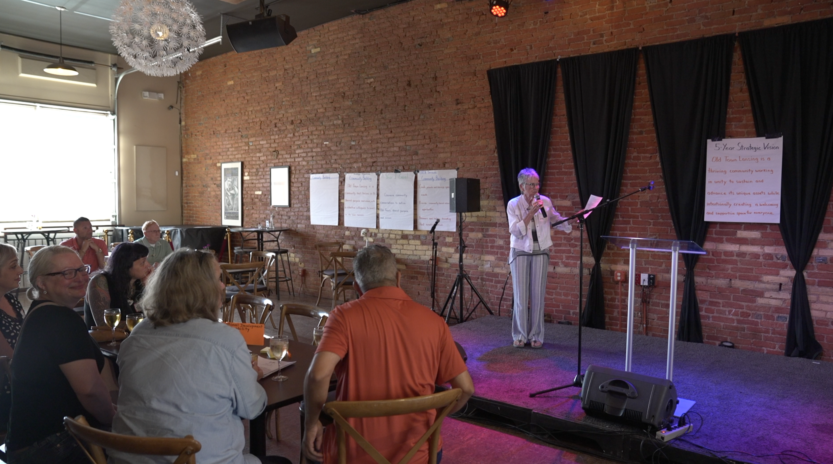 Old Town Commercial Association holding a community meeting 