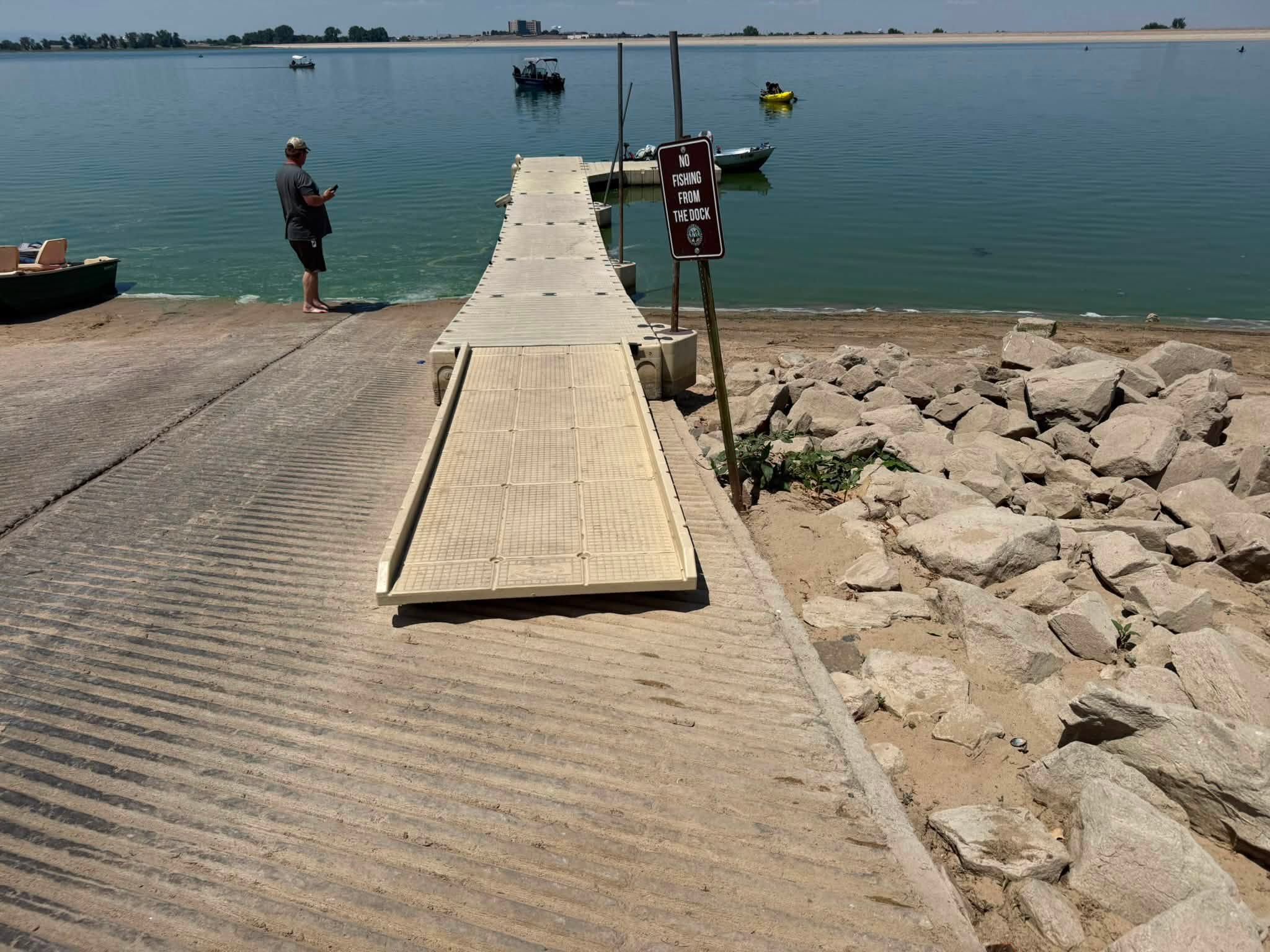 Barr Lake boat ramp
