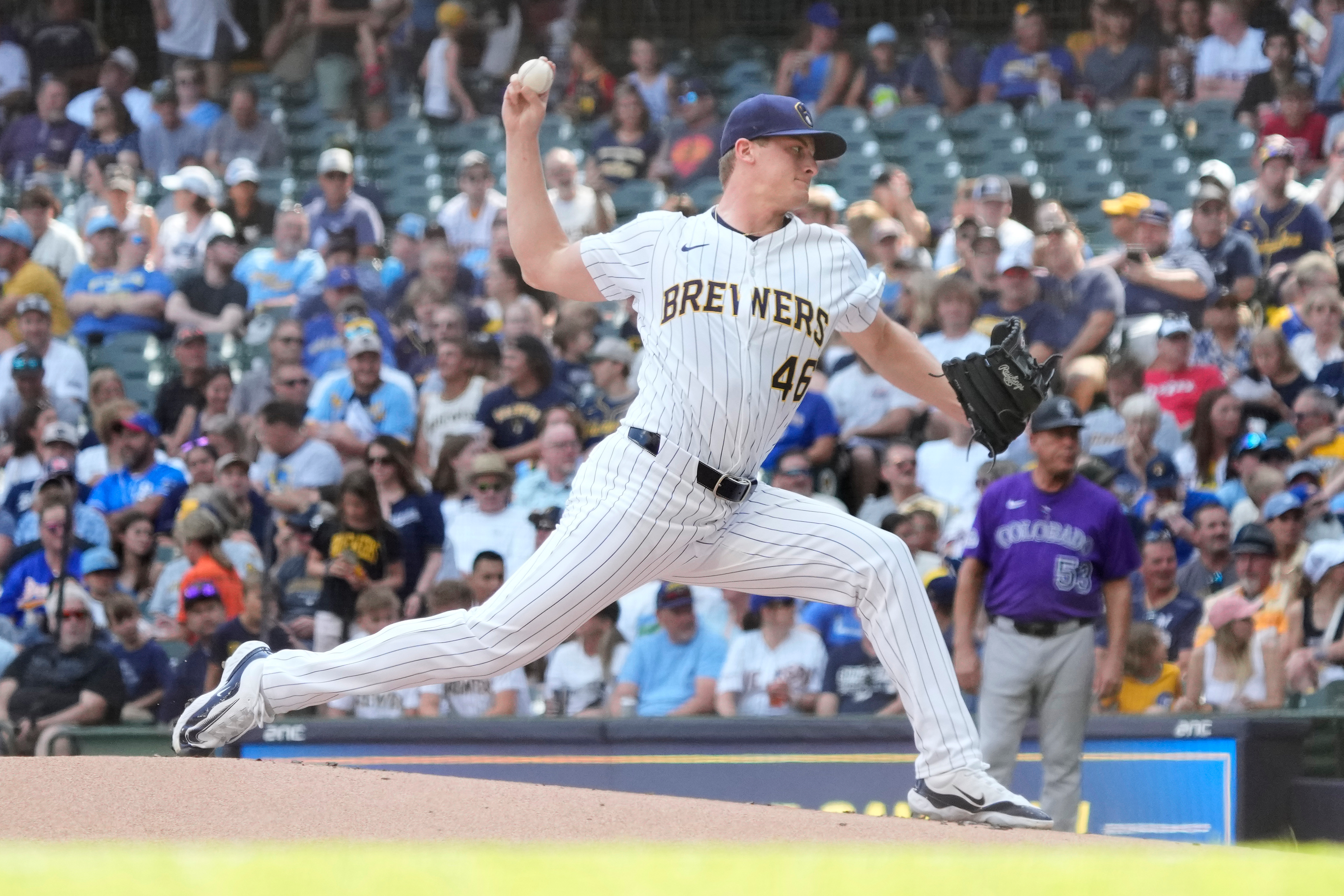 Rockies Brewers Baseball