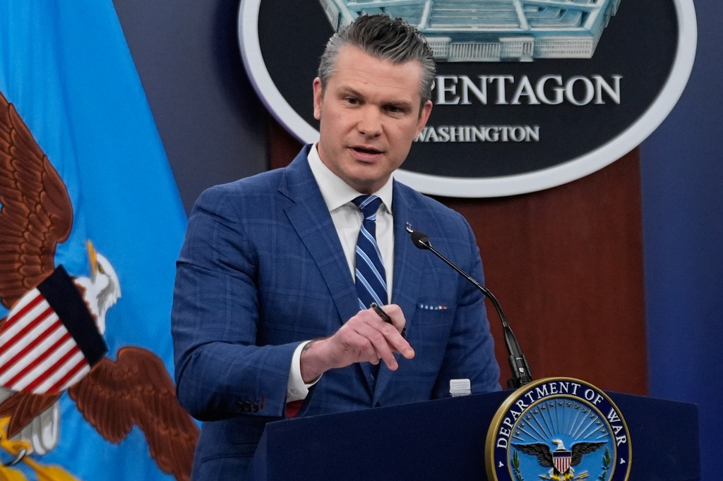 Defense Secretary Pete Hegseth.