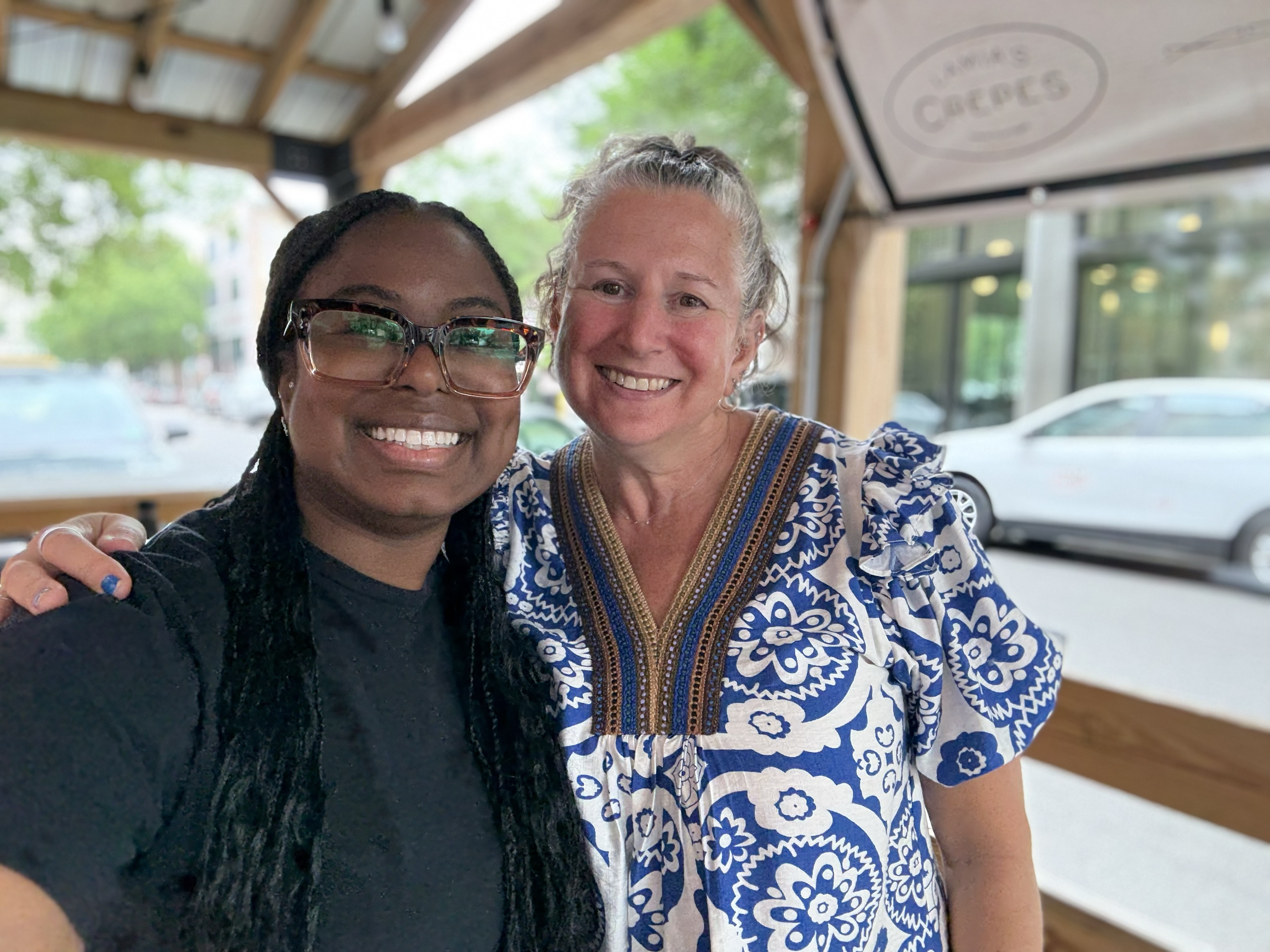 Katisha Vertrees and Margie Smith, kidney recipient and donor