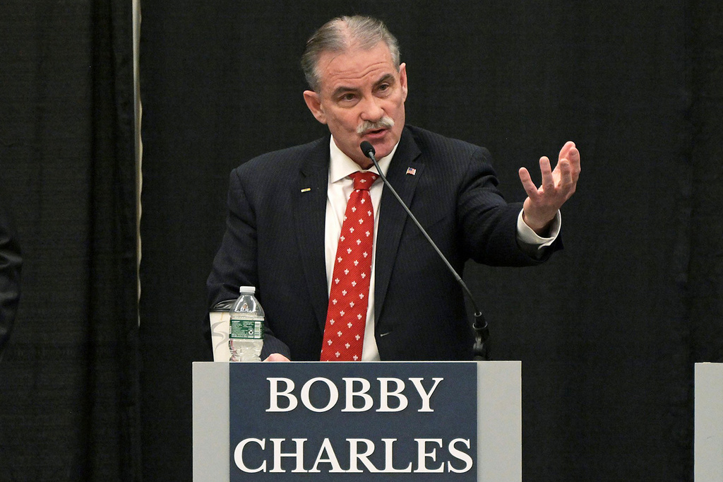 FILE - Maine Republican gubernatorial candidate Bobby Charles.