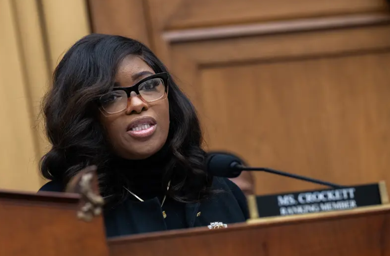 U.S. Rep. Jasmine Crockett, D-Dallas, at a House Committee on the Judiciary: Subcommittee on Oversight hearing in the Rayburn House office building in Washington 