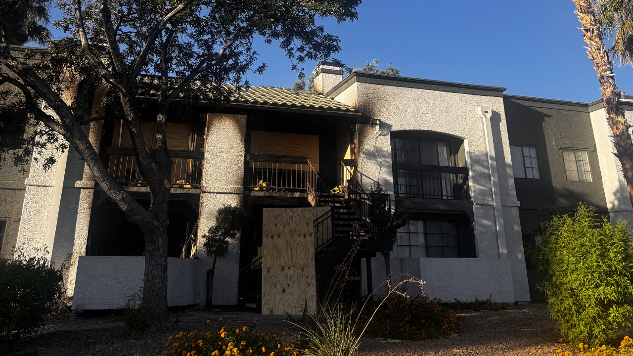 East Las Vegas apartment fire