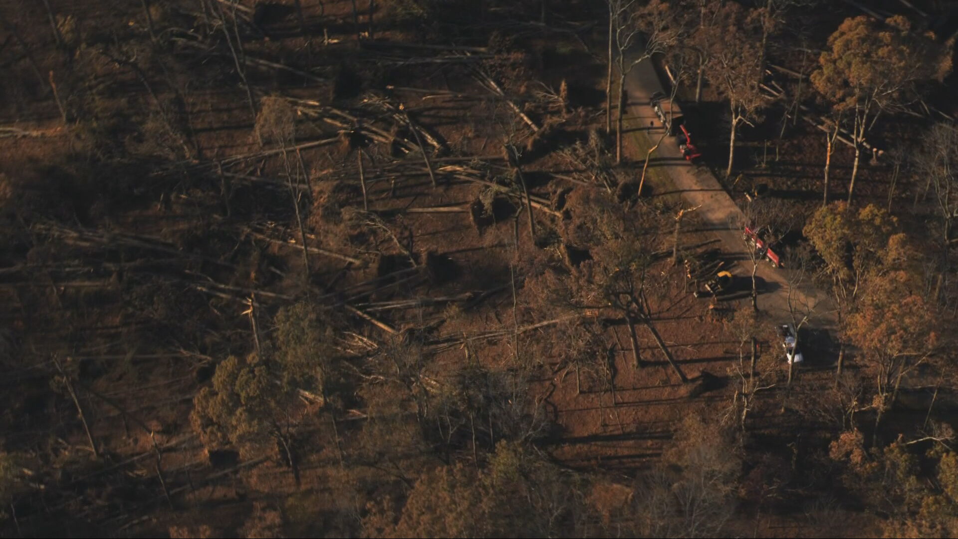 Storm damage at Montgomery Bell State Park