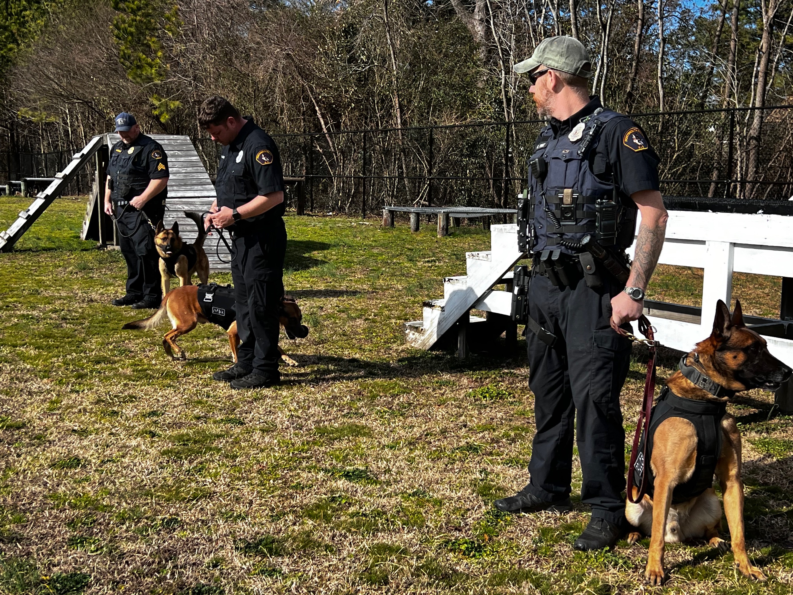 Protecting Portsmouth's K9 police officers: Department shows off new protective vests