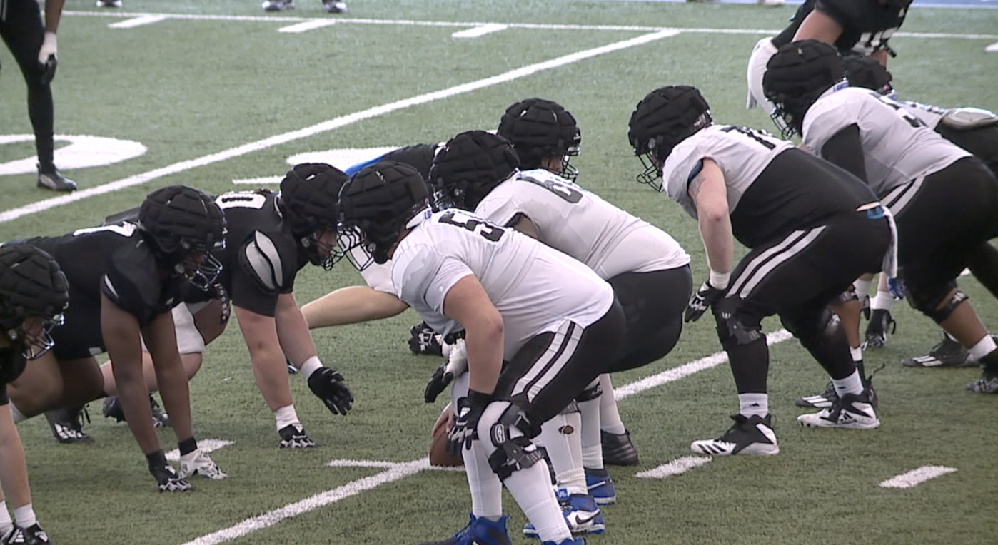 Grand Valley football spring practice