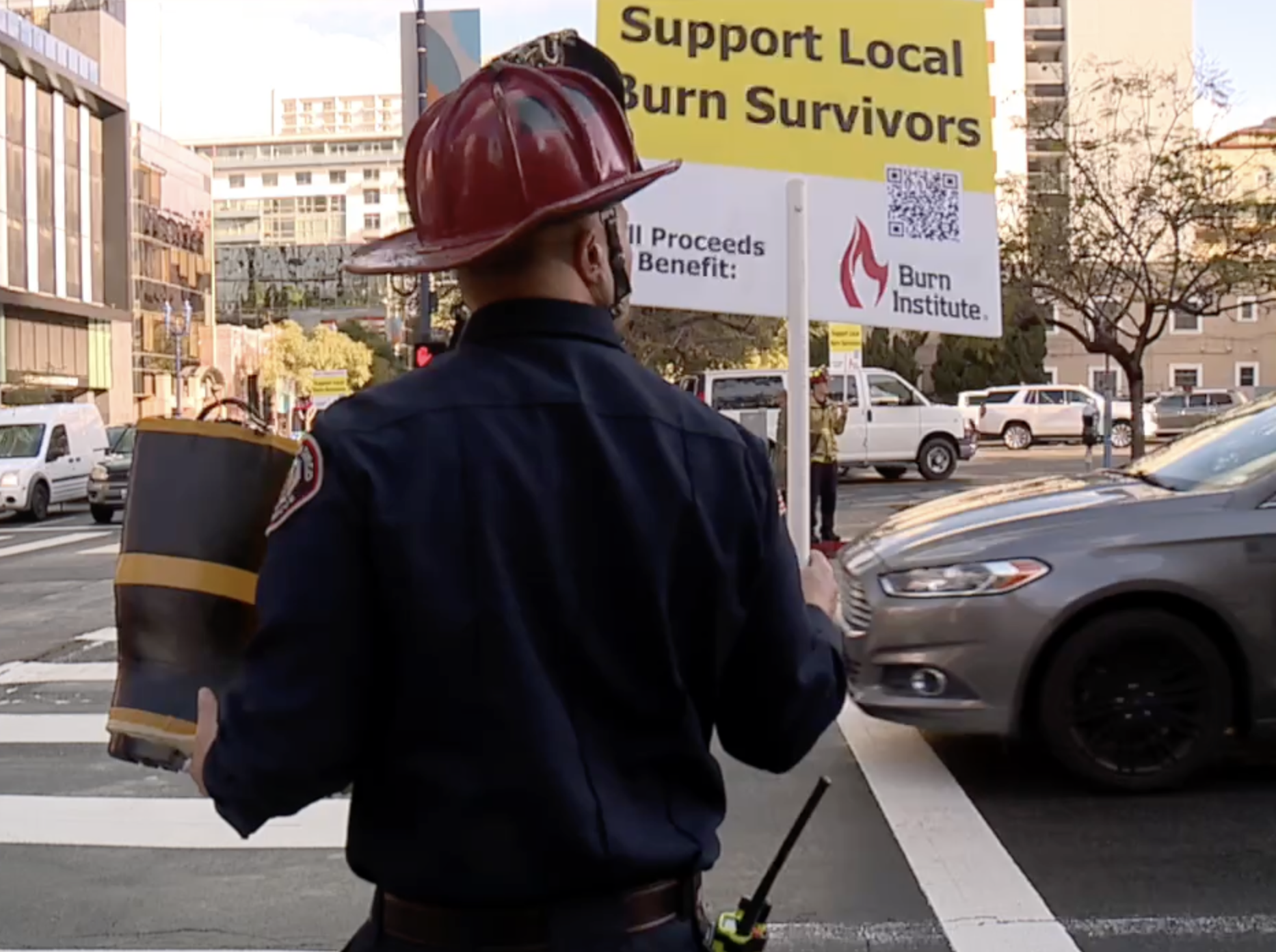 Local firefighters "Fill The Boot" to support The Burn Institute