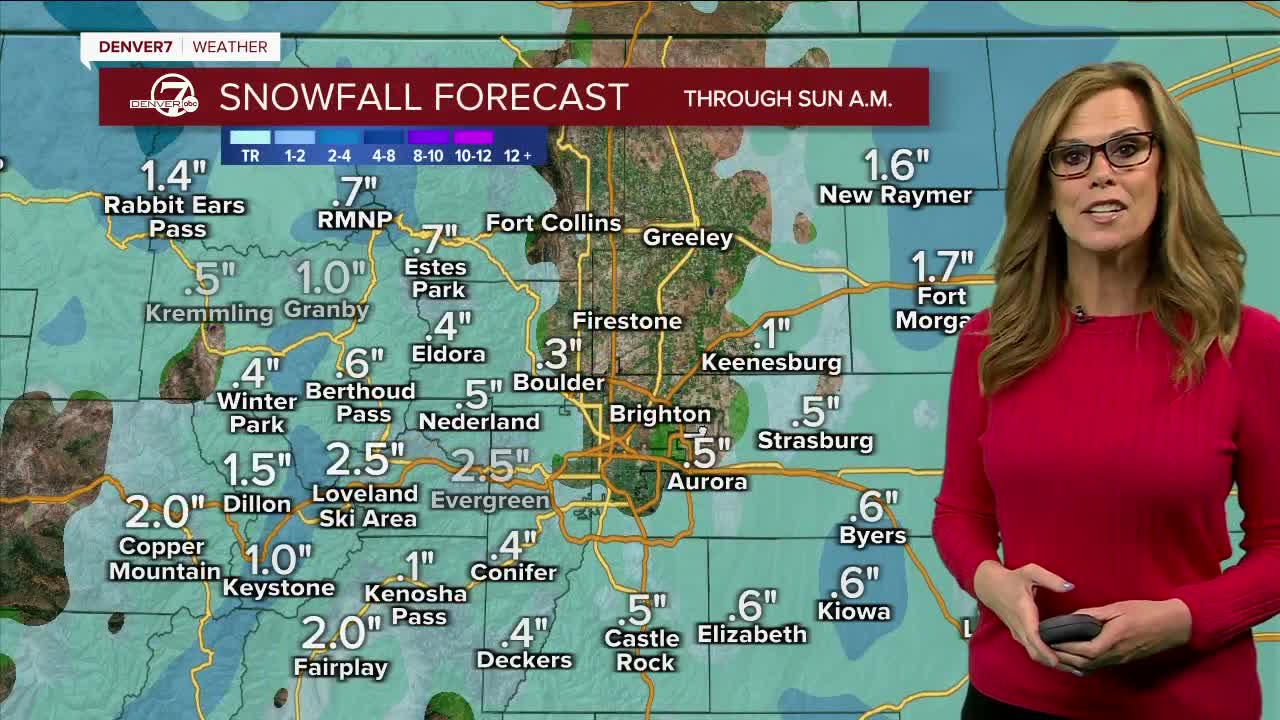 Snowfall totals