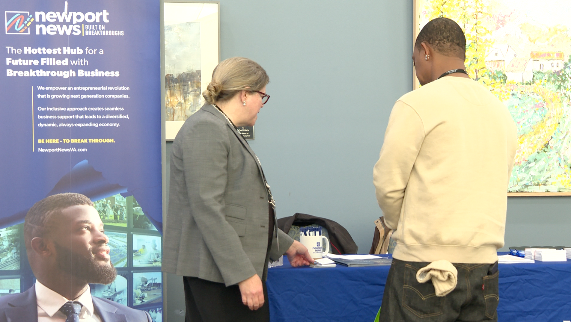 Furloughed federal worker networking event